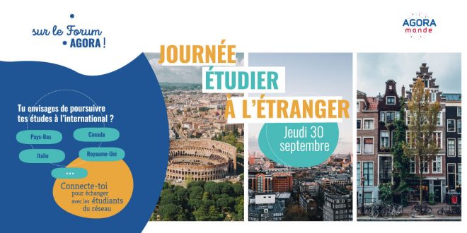 Journée _Étudier à l'étranger_ sur AGORA Monde