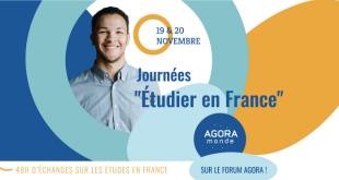 AGORA Monde : rendez-vous en ligne // Journées “Étudier en France”
