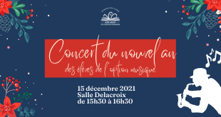 Concert du nouvel an des élèves de l'option musique lycée lyautey