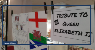 travaux d'élèves queen elisabeth II