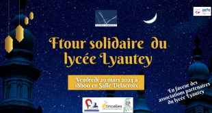 Le Ftour solidaire du lycee lyautey 2024