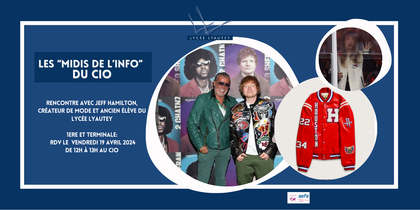 Les “Midis de l’info” du CIO jeff hamilton lycee lyautey