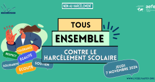 journée non au harcèlement 2024 lycée Lyautey