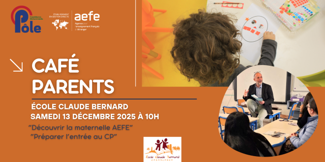 Café parents claude bernard aefe casablanca