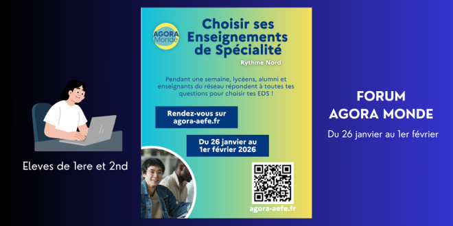enseignement specialité AGORA MONDE